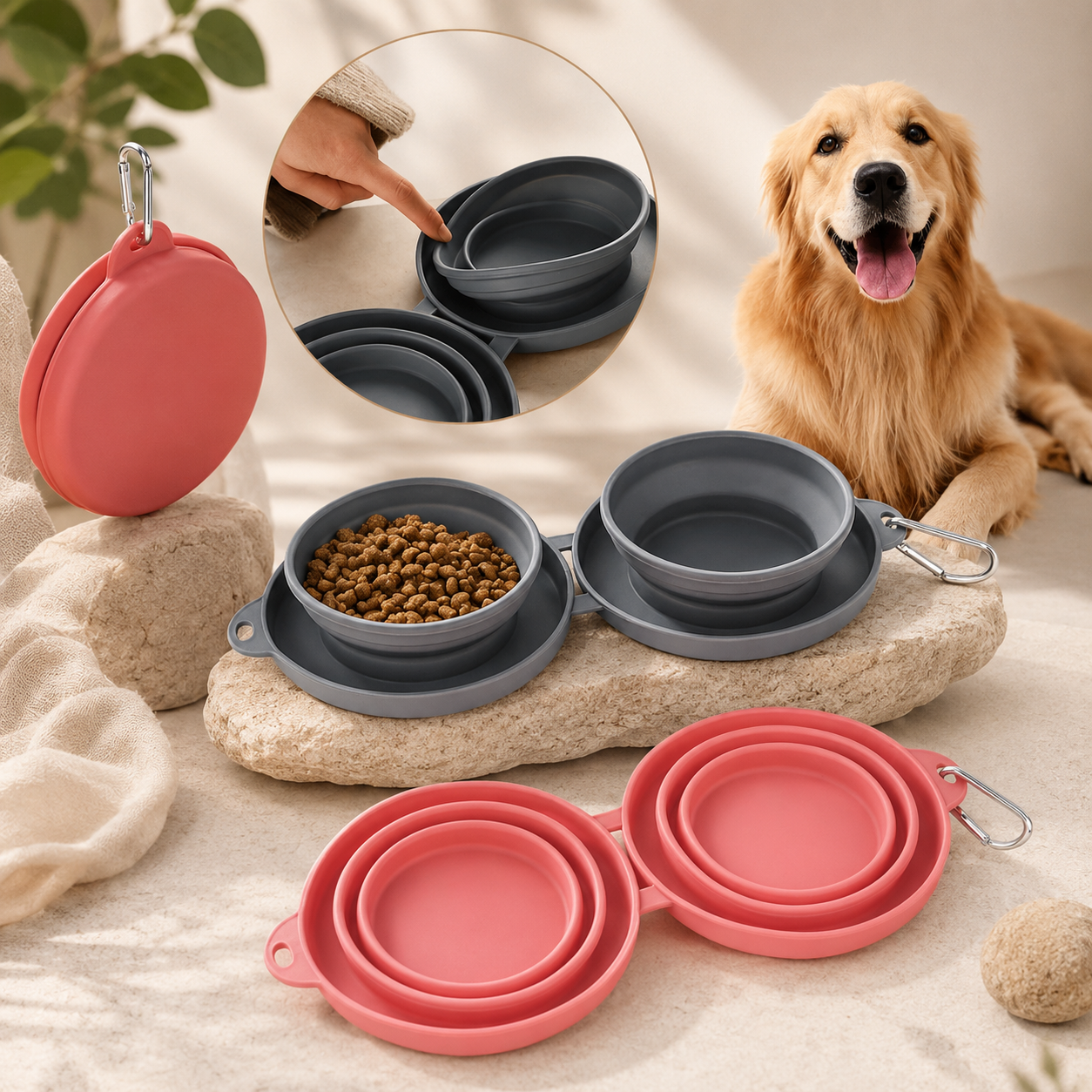 Foldable Feeding Bowl