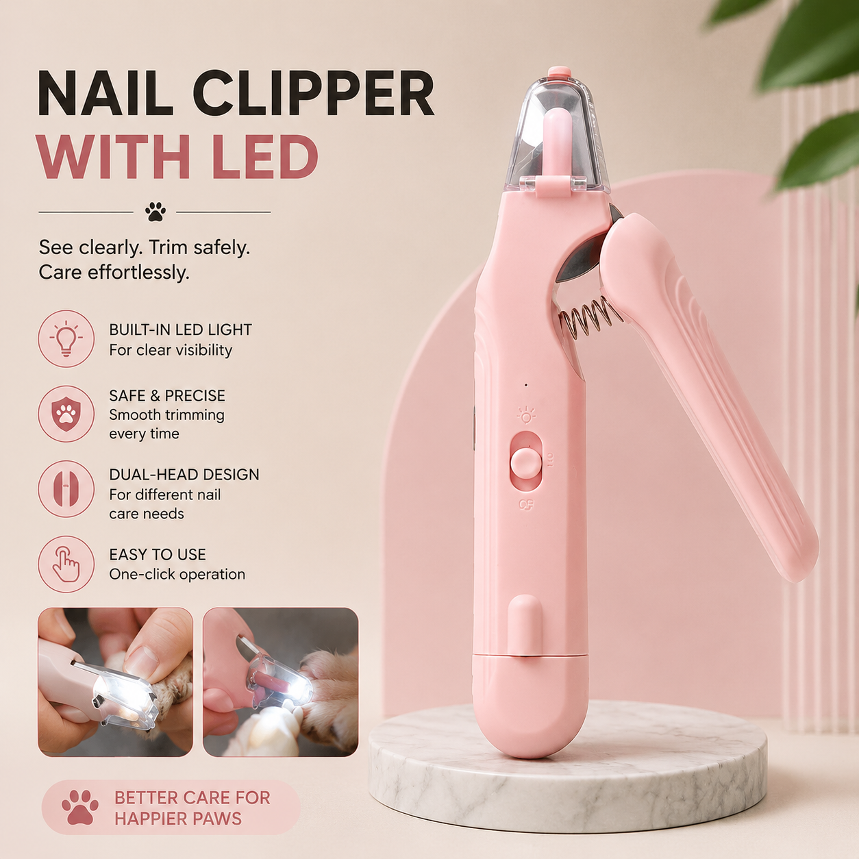 Nail Clipper with Led